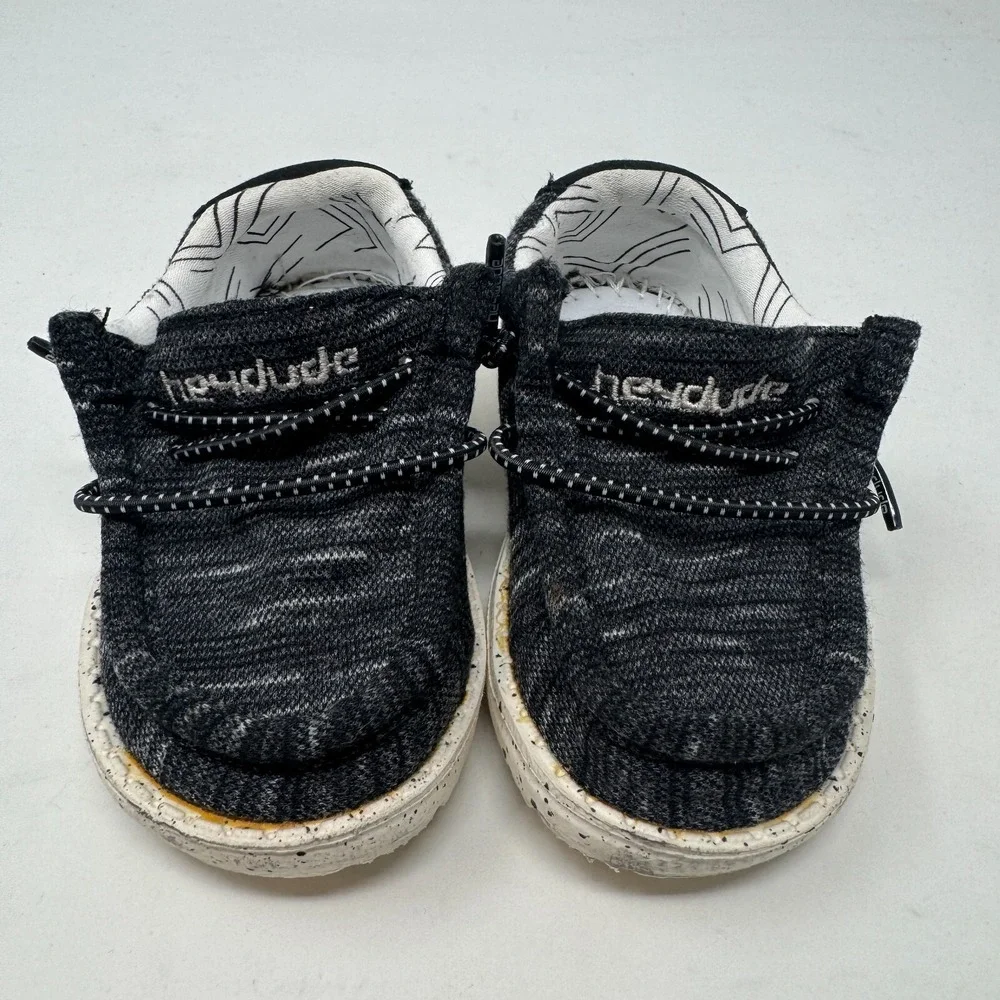 Hey Dude Shoes‎ Size US K5 EU 21 Toddler Black (NO INSERTS)